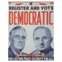 1944 Roosevelt - Truman Flyer