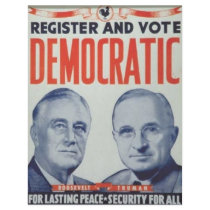 1944 Roosevelt - Truman Letterhead