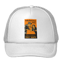 1945 Doughnut Poster Hat