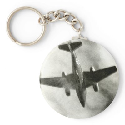 1945 Final Flight of ME-262 Key Chains by historicimage