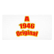 1946 Original Red Photo Card