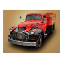 1947 CHEVROLET TRUCK POSTCARD