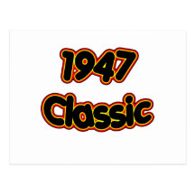 1947 Classic Post Card