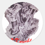 1947 Knucklehead Engine Stickers