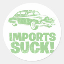1949 Oldsmobile Rocket 88 Round Sticker
