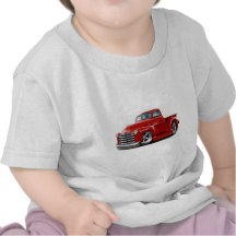 1950-52 Chevy Red Truck T-shirt