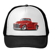 1950-52 Chevy Red Truck Trucker Hat