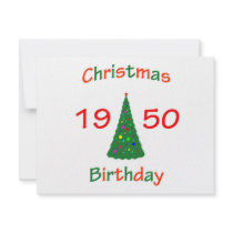 1950 Christmas Birthday