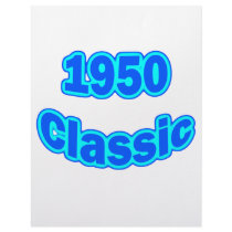 1950 Classic Blue Letterhead Design