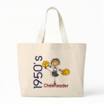 1950’s Cheerleader Stick Figure Canvas Bags