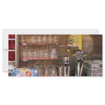 1950's - A 1950's Diner Rack Card Template by suburbanscenes