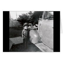 1950s Black and White Photo Card