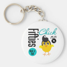 1950s Chick Keychains