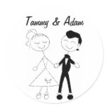 1950's Couple Stickers