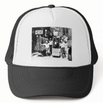 1950's Garment District, New York City Photo Mesh Hats