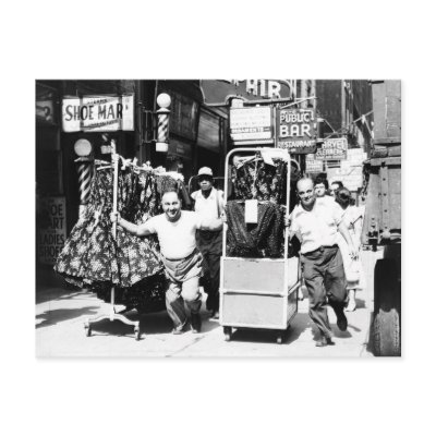 1950's Garment District, New York City Photo Post Card by MyOtherPlanet