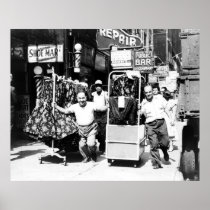 1950's Garment District, New York City Poster