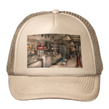 1950's -  The Soda Fountain Mesh Hat