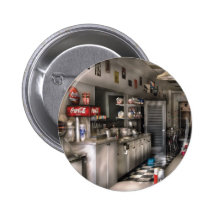 1950's -  The Soda Fountain Pinback Buttons