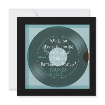 1950's Theme Birthday Party Invitations