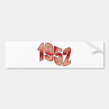 1952 BUMPER STICKER