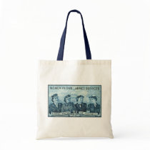 1952 Women in US Armed Services Stamp Canvas Bag
