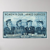 1952 Women in US Armed Services Stamp