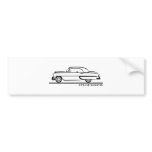 1953 Chevrolet Convertible Bel Air Bumper Sticker