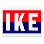 1953 Ike for President Greeting Card