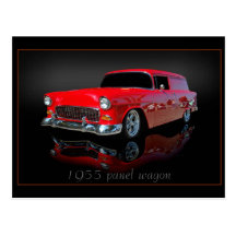 1955 panel wagon postcard