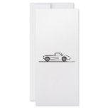 1956 1957 Chevrolet Corvette Hardtop Rack Card Template