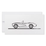 1956 1957 Chevrolet Corvette Custom Photo Card