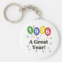 1956 A Great Year Birthday Key Chains