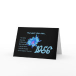 1956 Birthday - The Best Year Ever with Hit Songs Greeting Cards
