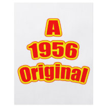 1956 Original Red Personalized Flyer