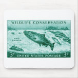 1956 Wildlife Conservation, Salmon Mousepads