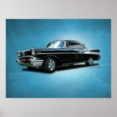 1957 Chevrolet Bel-Air Print by Nice_Cars