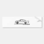 1957 Chevrolet Sedan Two Door 2-10 Bumper Stickers