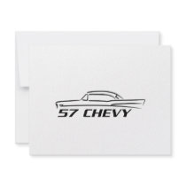 1957 Chevy Hard Top Type Personalized Invites