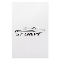 1957 Chevy Hard Top Type Customized Stationery
