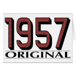 1957 Original Greeting Card