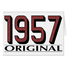 1957 Original Greeting Card