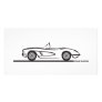 1959 1960 Chevrolet Corvette Custom Photo Card