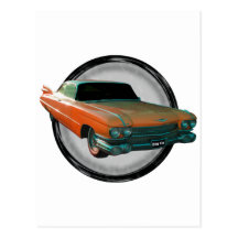1959 Cadillac Big Fin Post Card