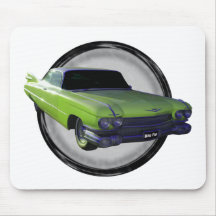 1959 Cadillac lime Mouse Pad