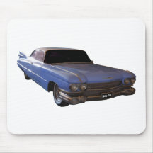 1959 Cadillac powder blue Mouse Pad