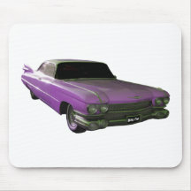 1959 Cadillac purple Mouse Pad