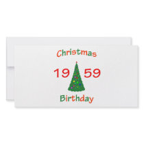 1959 Christmas Birthday