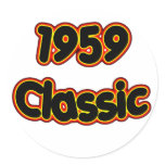 1959 Classic Round Sticker