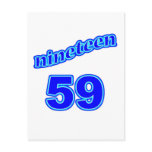 1959 Nineteen 59 Post Cards